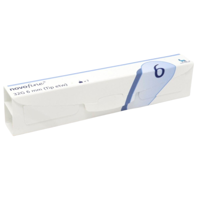 NOVOFINE 32G AGUJAS 0.23/0.25X6MM CAJ C/7